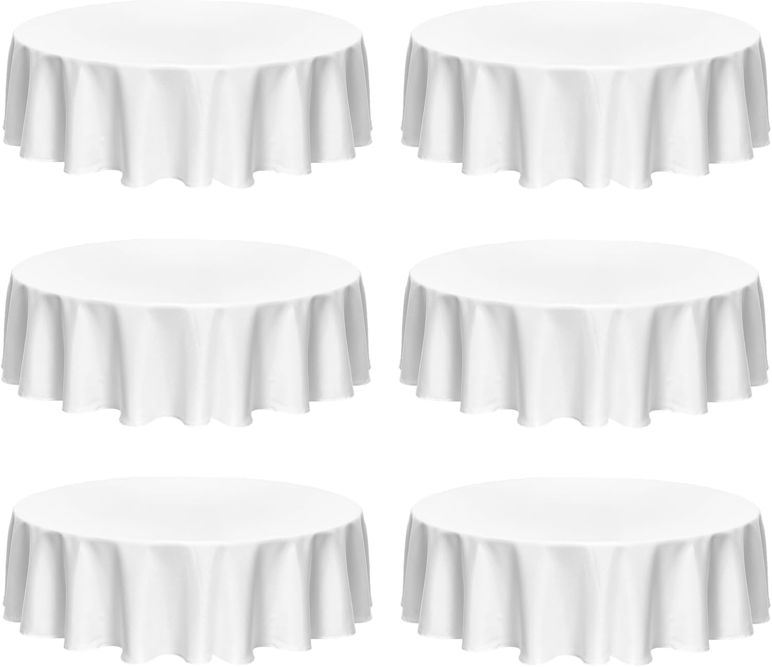 Fitable Nature Faux Linen Tablecloths Rectangle 60 x 84 Inch - 2 Pack Neutral Table Clothes for 4-6 Foot Tables, Wrinkle-Proof Faux Burlap Table Cover for Dining, Farmhouse, Outdoor Picnic, Camping