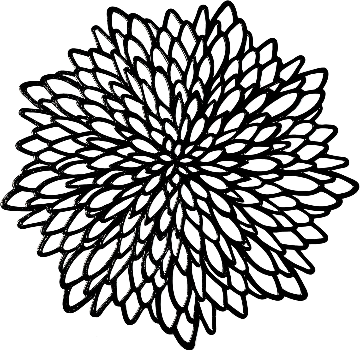 Snowkingdom Set of 12 Gold Metallic Placemats Laminated Vinyl Round Leaf Dinning Table Place Mats Bulk Decorative Halloween Thanksgiving Christmas Party Wedding Holiday Festival