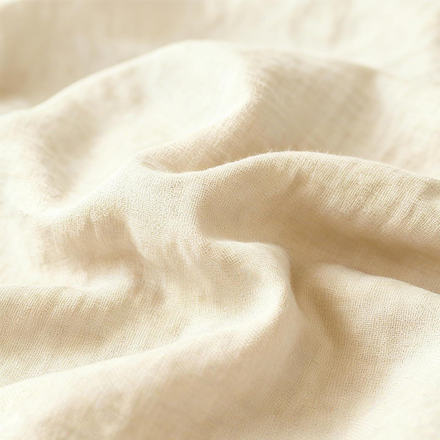 100% Pure Linen Napkins 18 x 18 Inch Natural - Set of 6 Pack Oversized Dinner Table Cloth Napkin, Washable for Home,Kitchen and Everyday Use