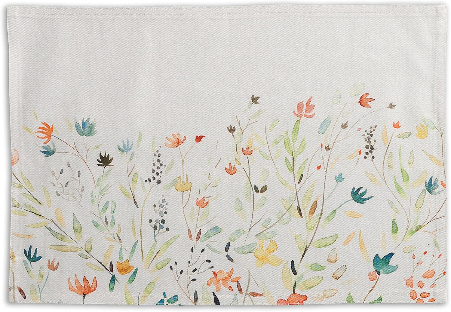 Maison d' Hermine Placemats Set of 4 100% Cotton Washable Cloth Place Mats Reusable Table Mats for Kitchen Dining Party Wedding Valentines Day Decorations Spring/Summer (Marquise, 13" x 19")