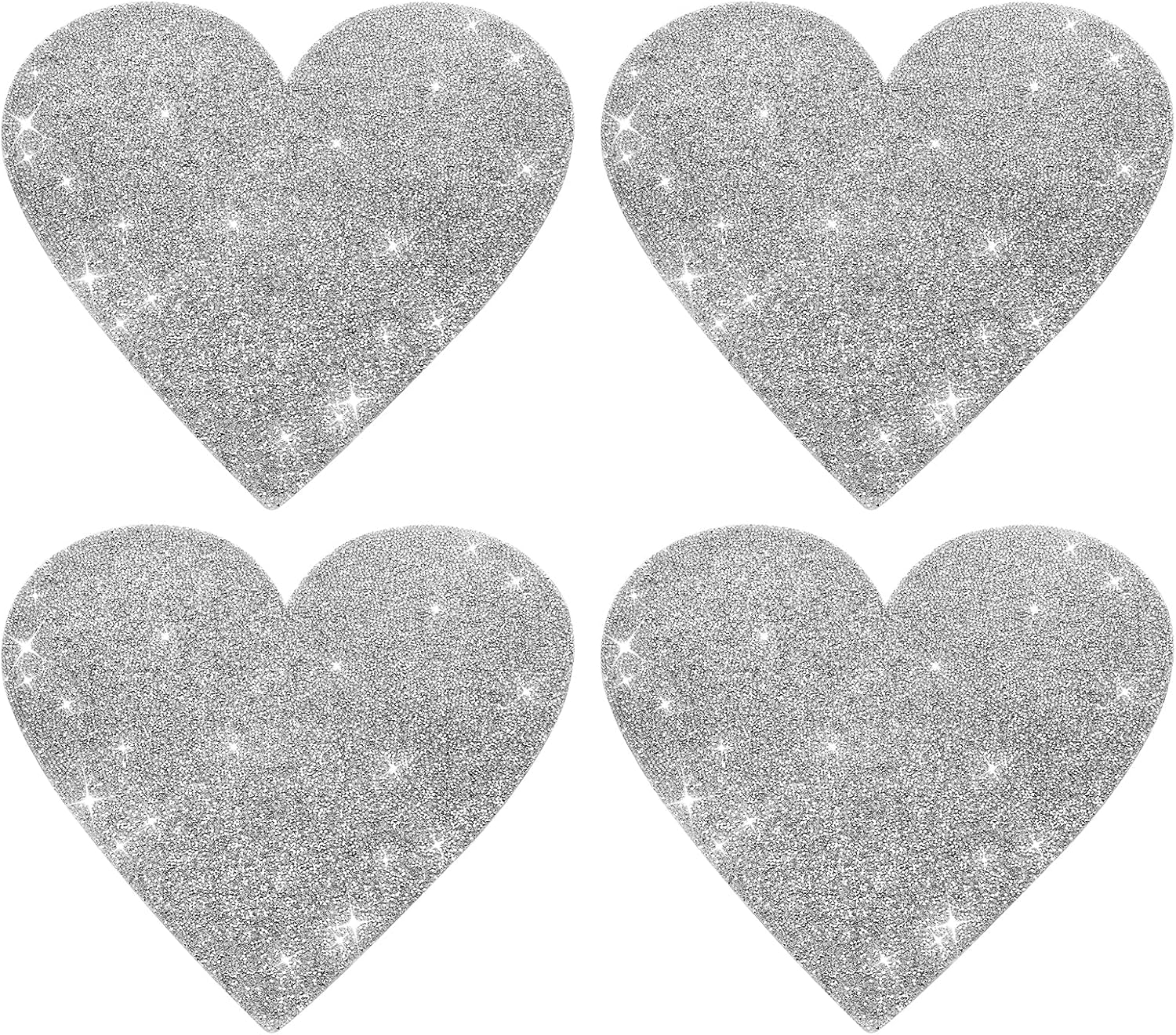 Pearl Round Placemat, 15-inch Anti-Slip Tablescapes Decorations Sparkling Bling Rhinestones Silver Placemat for Nightstand Tablecloths Centerpiece Standing T-Lights Candles Vases Mat