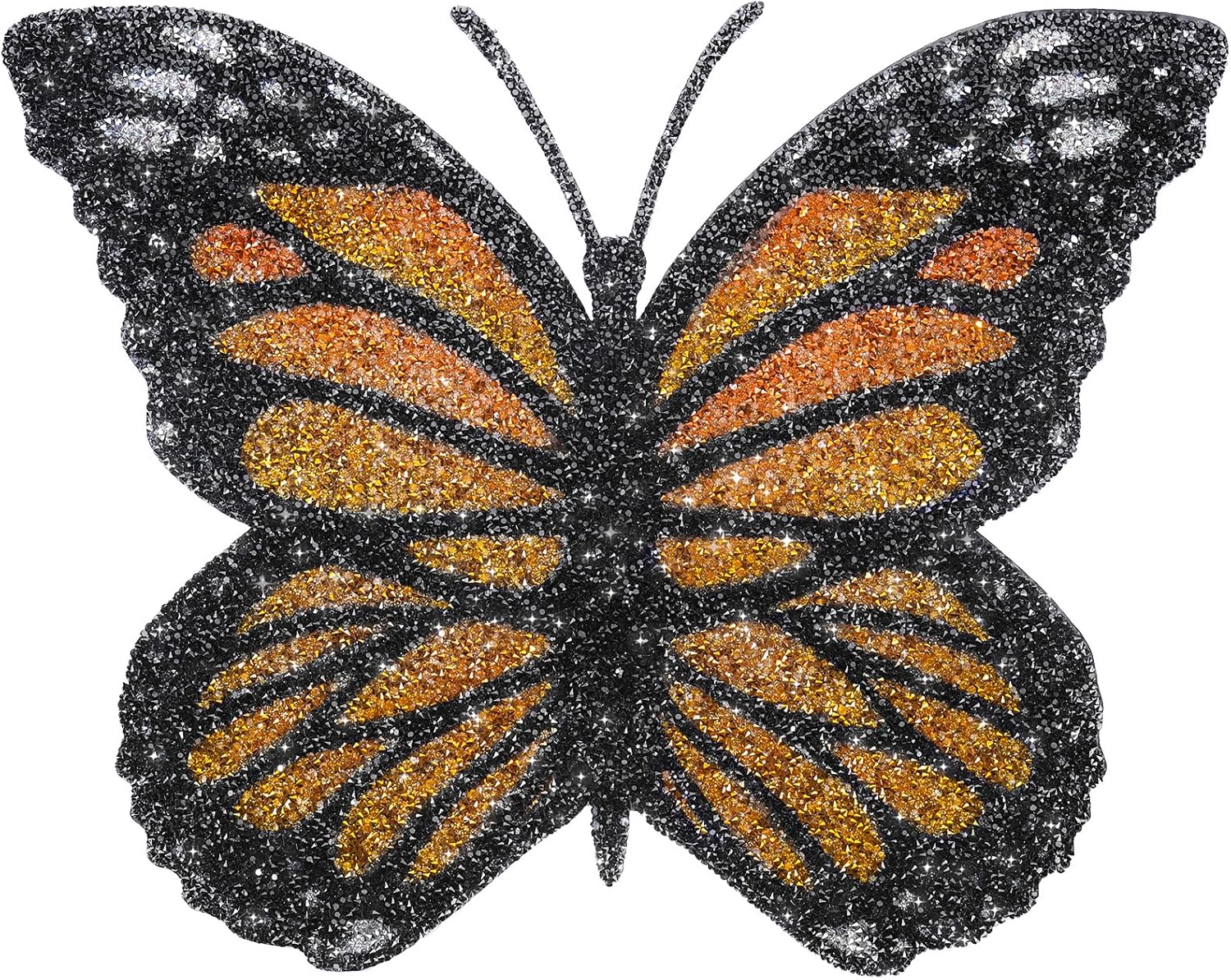 Pearl Round Placemat, 15-inch Anti-Slip Tablescapes Decorations Sparkling Bling Rhinestones Silver Placemat for Nightstand Tablecloths Centerpiece Standing T-Lights Candles Vases Mat